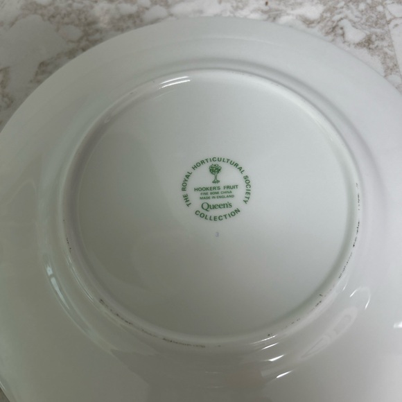 4 Queens Royal Horticultural Society Collection Salad Plates bone china England - Picture 9 of 14